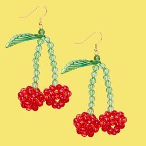 Susan Alexander NYC Classic Lolita Fruit Earrings, New